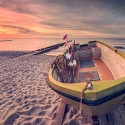 Fischerboot am Strand (Ahrenshoop / Darß)