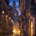 Elbflorenz am frühen Morgen (Augustusstraße)